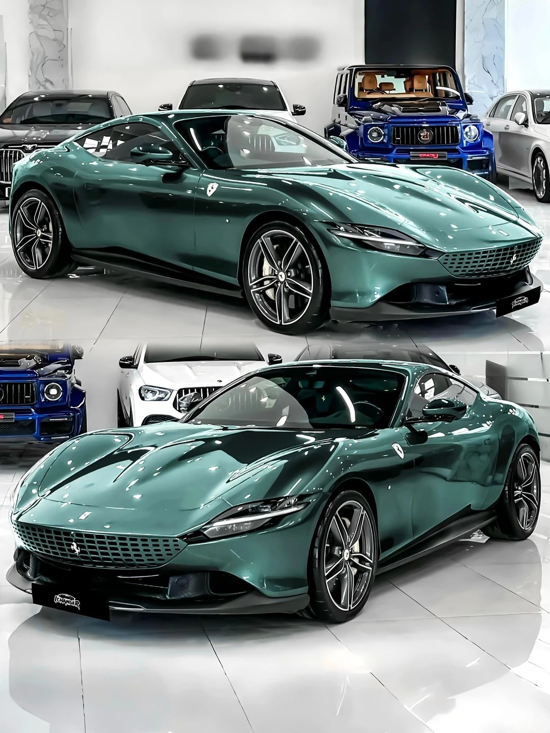 Ravoony Plus PET Gloss Metallic Ryan Green Car Wrap