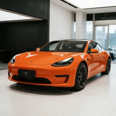 Ravoony Basic PET Gloss Orange Car Wrap 02