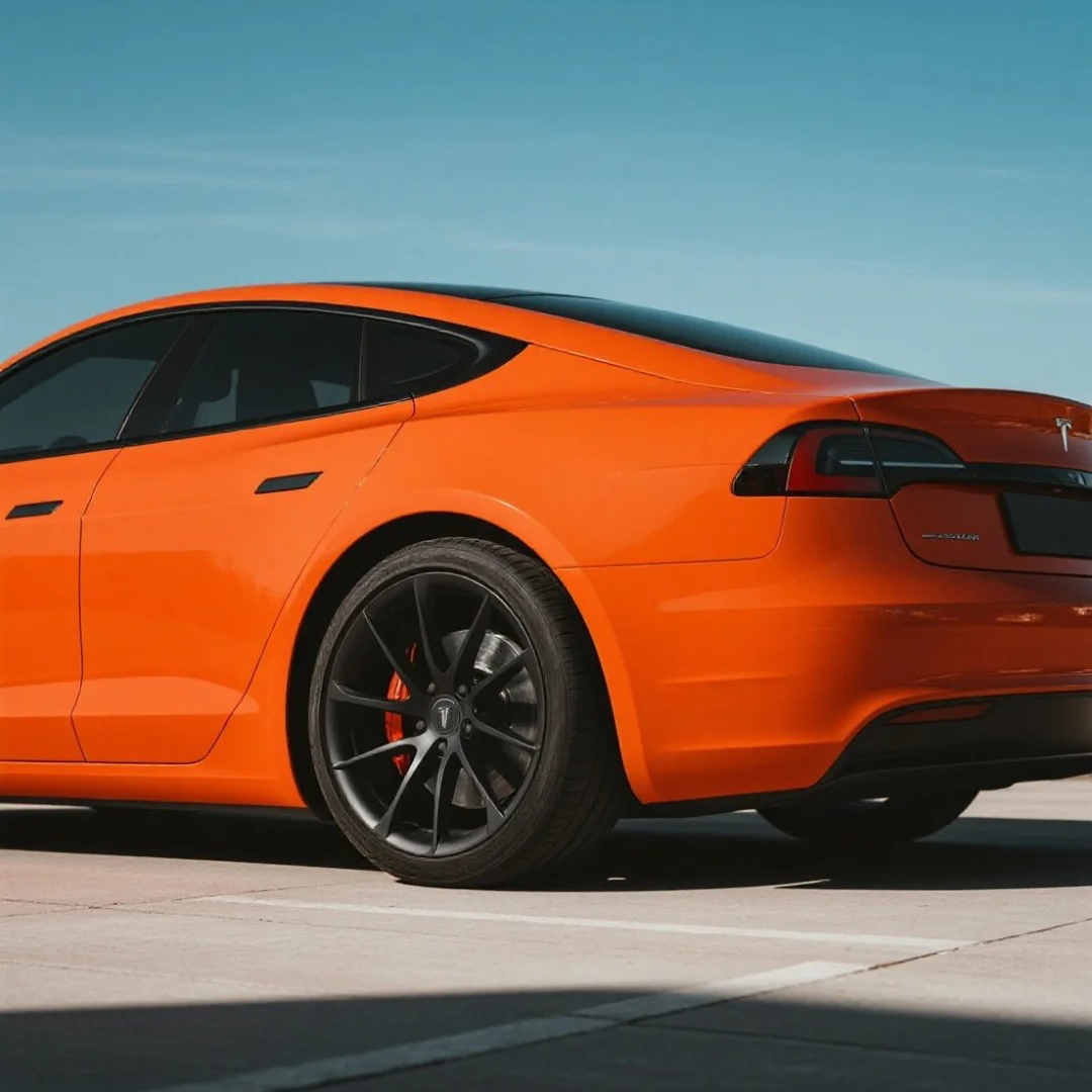 Ravoony Basic PET Gloss Orange Car Wrap