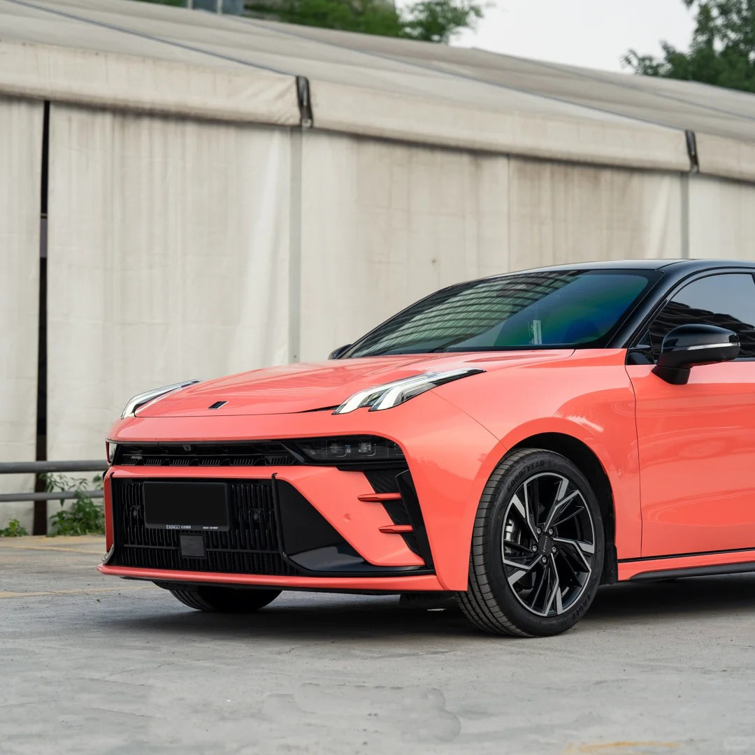 Ravoony Basic PET Glossy Coral Orange Vinyl Wrap