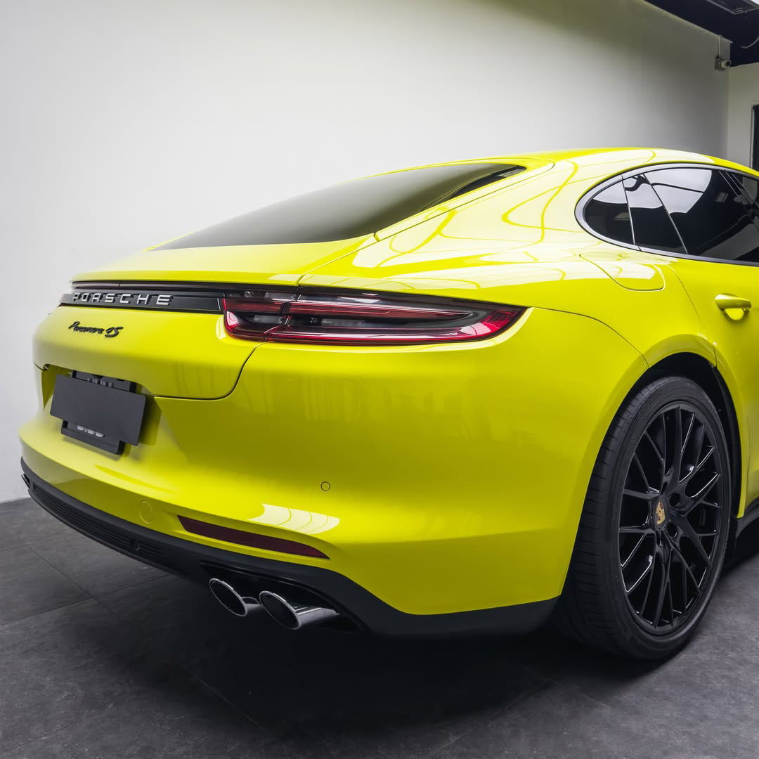 Ravoony Basic PET Glossy Crystal Lemon Yellow Vinyl Wrap