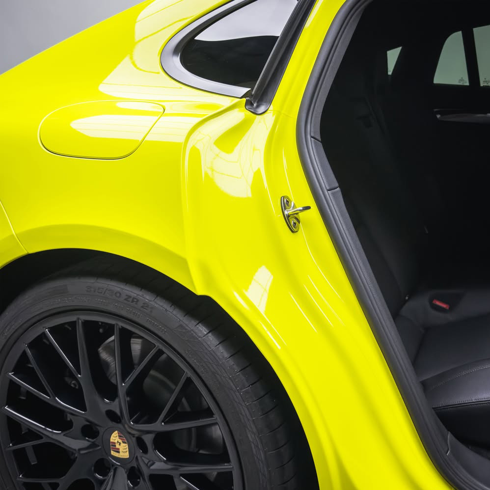 Ravoony Basic PET Glossy Crystal Lemon Yellow Vinyl Wrap