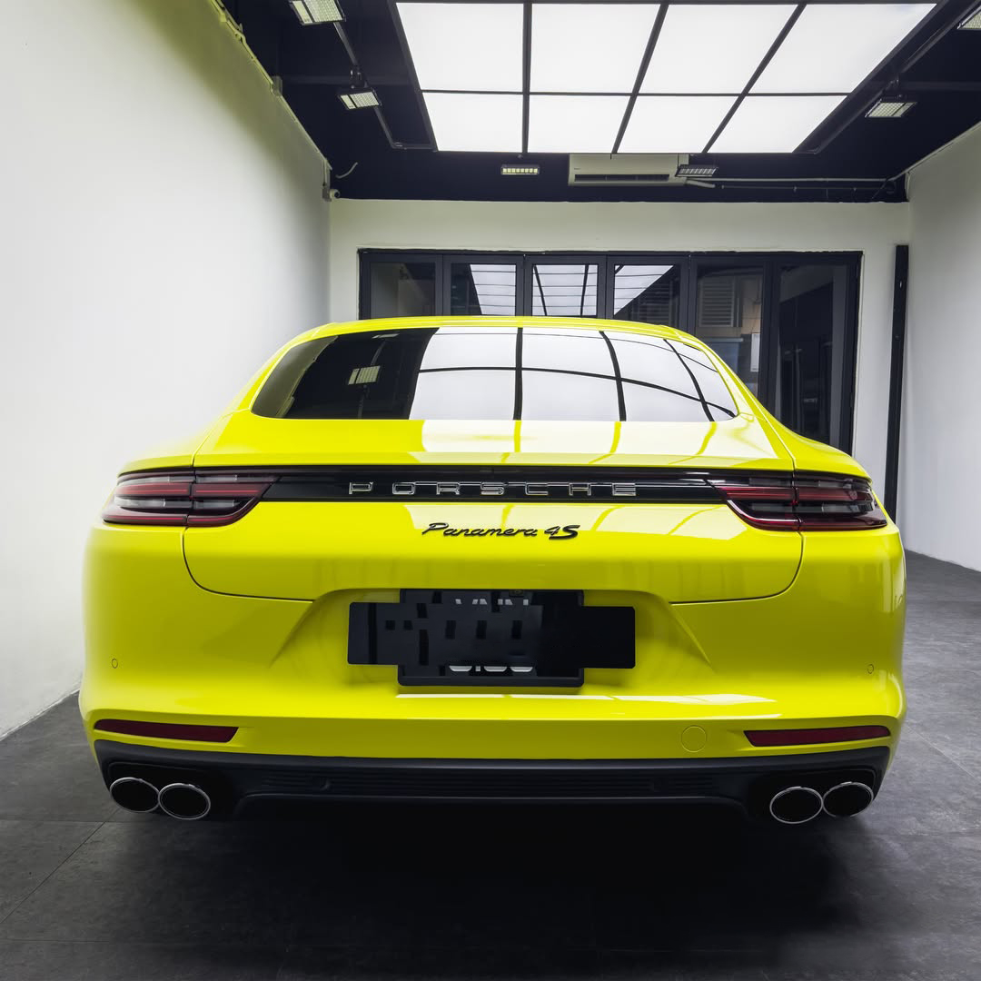 Ravoony Basic PET Glossy Crystal Lemon Yellow Vinyl Wrap