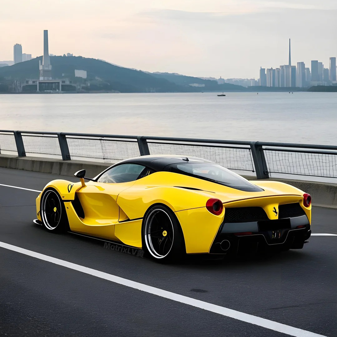 Ravoony Basic PET High Glossy Racing Yellow Vinyl Wrap