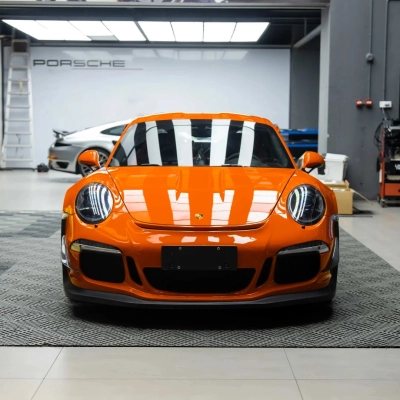 Ravoony Basic PET Gloss Crystal Mclaren Orange Wrap 02