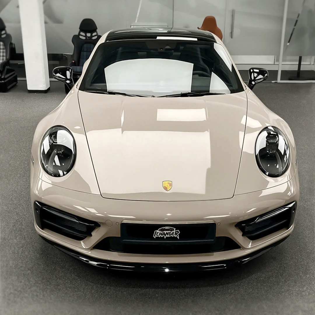 Ravoony Basic PET Glossy Khaki Milan Car Vinyl Wrap