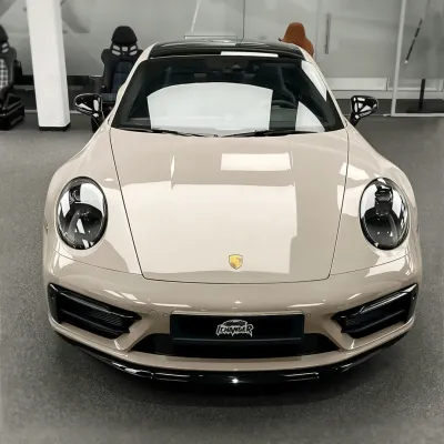 Ravoony Basic PET Glossy Khaki Milan Car Vinyl Wrap 02