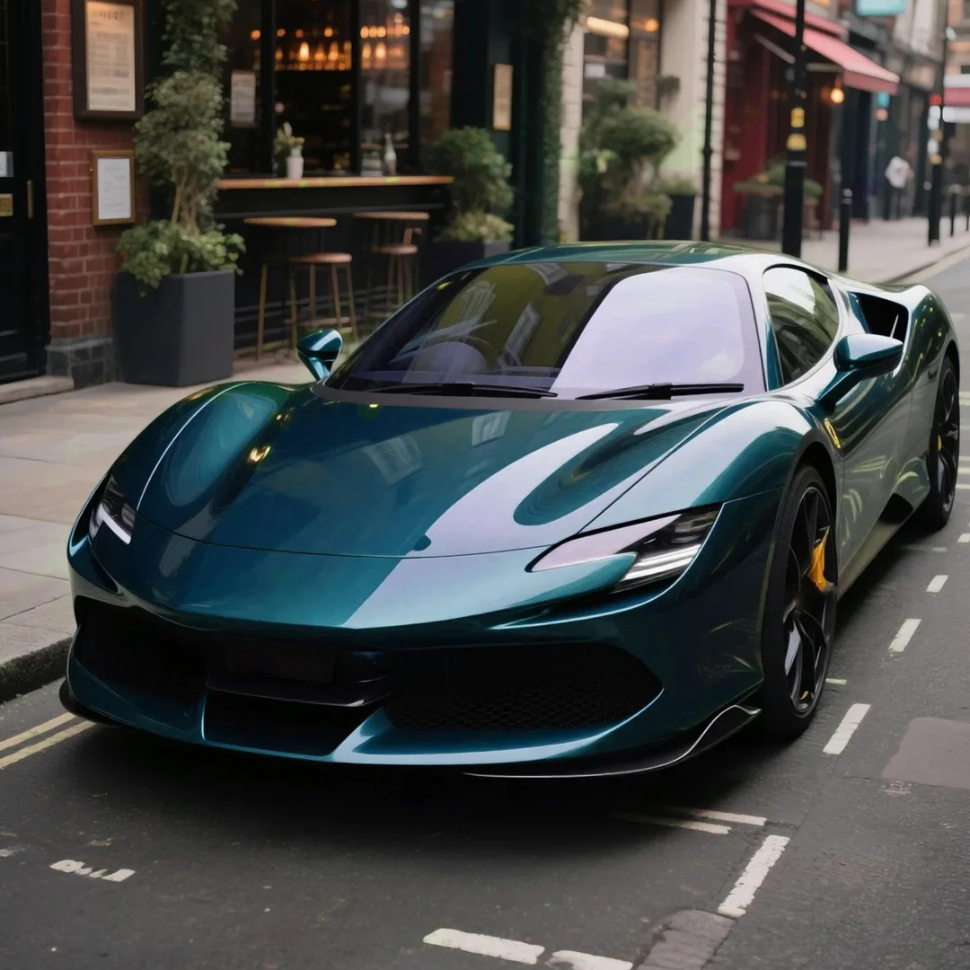 Ravoony Plus Gloss Metallic Midnight Green Car Wrap