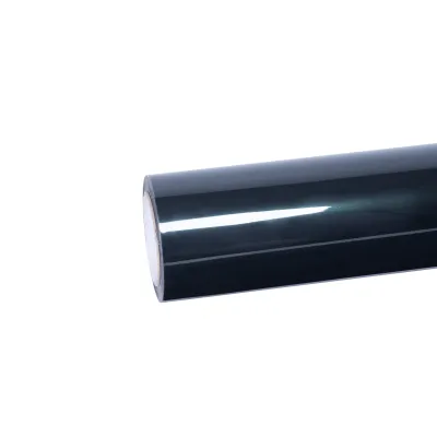 Ravoony Plus Gloss Pearlized Benz Emerald Green Car Vinyl Wrap 01