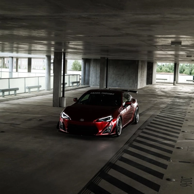 Ravoony Plus PET Tesla Gloss Midnight Cherry Red Vinyl Car Wrap 02