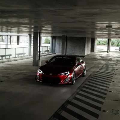 Ravoony Plus PET Tesla Gloss Midnight Cherry Red Vinyl Car Wrap 02