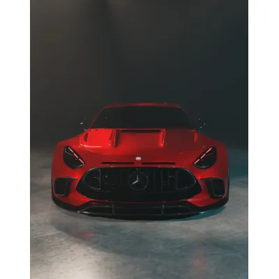 Ravoony Pro Customized TPU Black To Red Gradient PPF Paint Protective Film 02