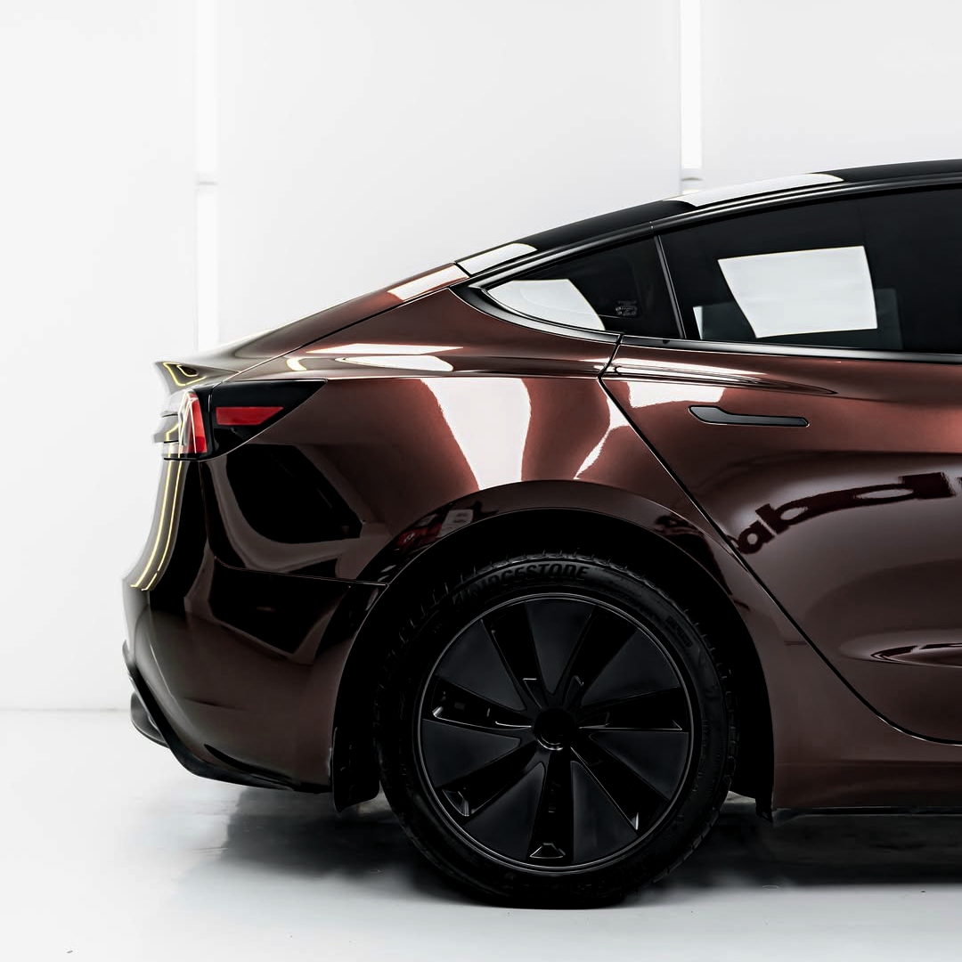 Ravoony Plus Gloss Metallic Mahogany Red Vinyl Wrap