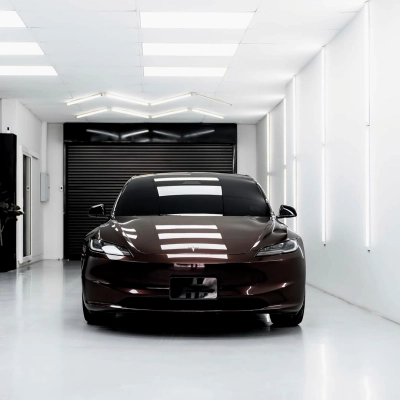 Ravoony Plus Gloss Metallic Mahogany Red Vinyl Wrap 02