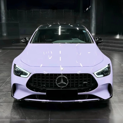 Ravoony Basic Glossy Violet Star Car Wrap 02