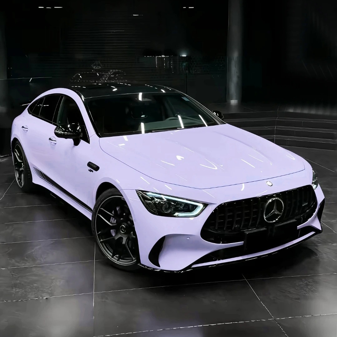 Ravoony Basic Glossy Violet Star Car Wrap