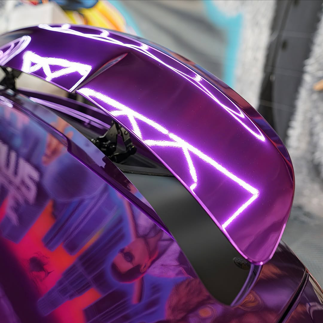 Ravoony Plus Gloss Purple Chrome Wrap