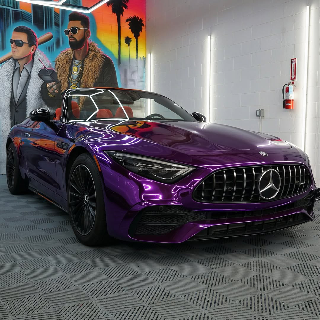 Ravoony Plus Gloss Purple Chrome Wrap
