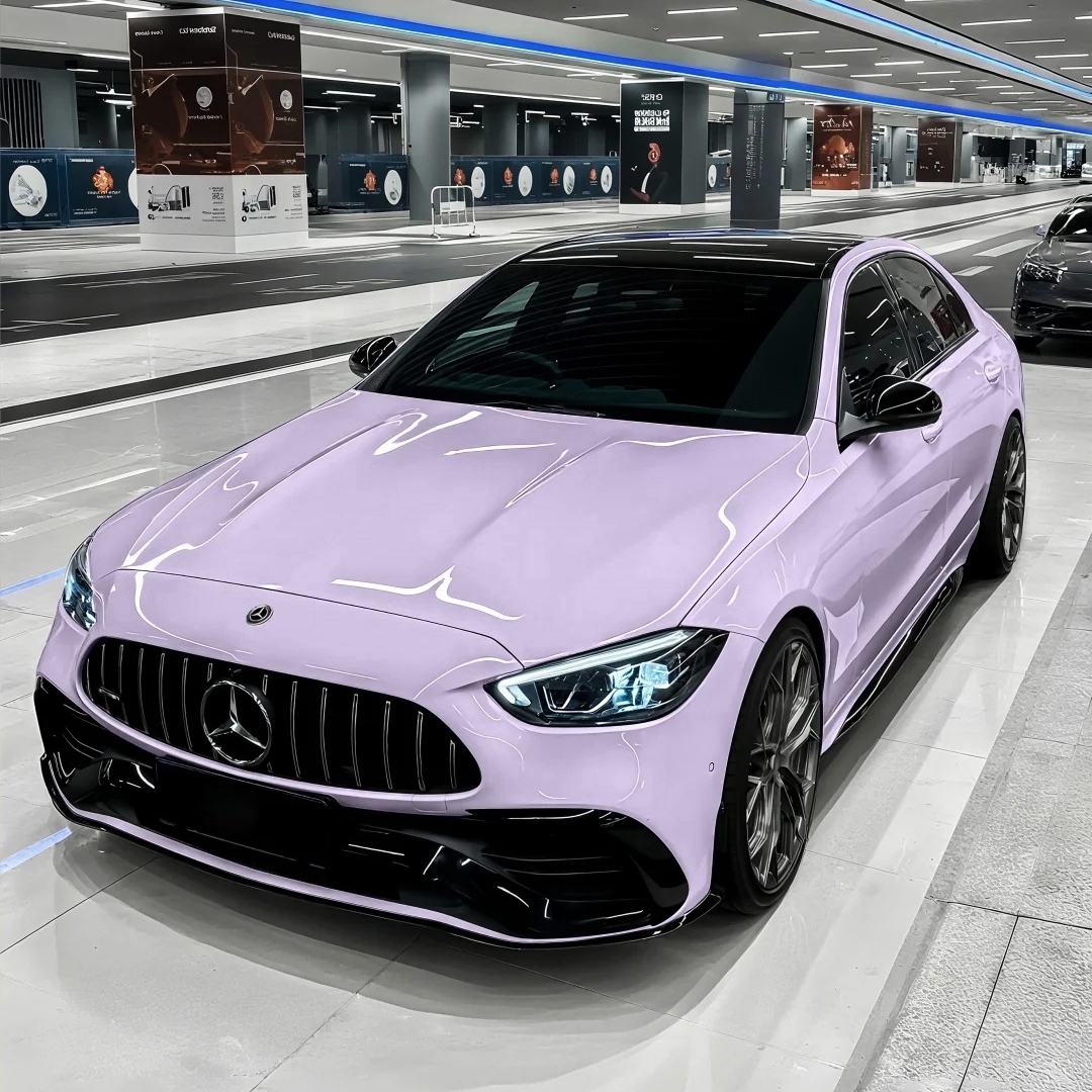 Ravoony Plus Glossy Violet Star Car Wrap