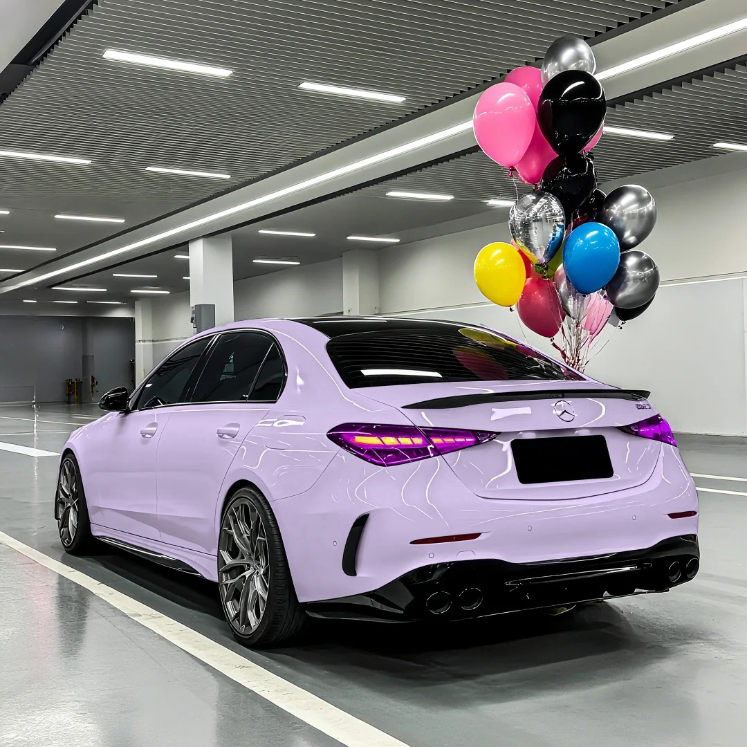 Ravoony Plus Glossy Violet Star Car Wrap