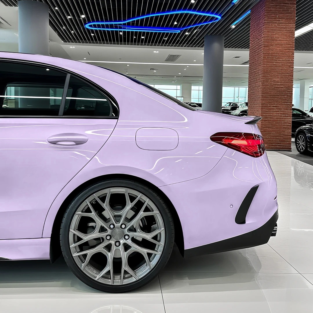 Ravoony Plus Glossy Violet Star Car Wrap