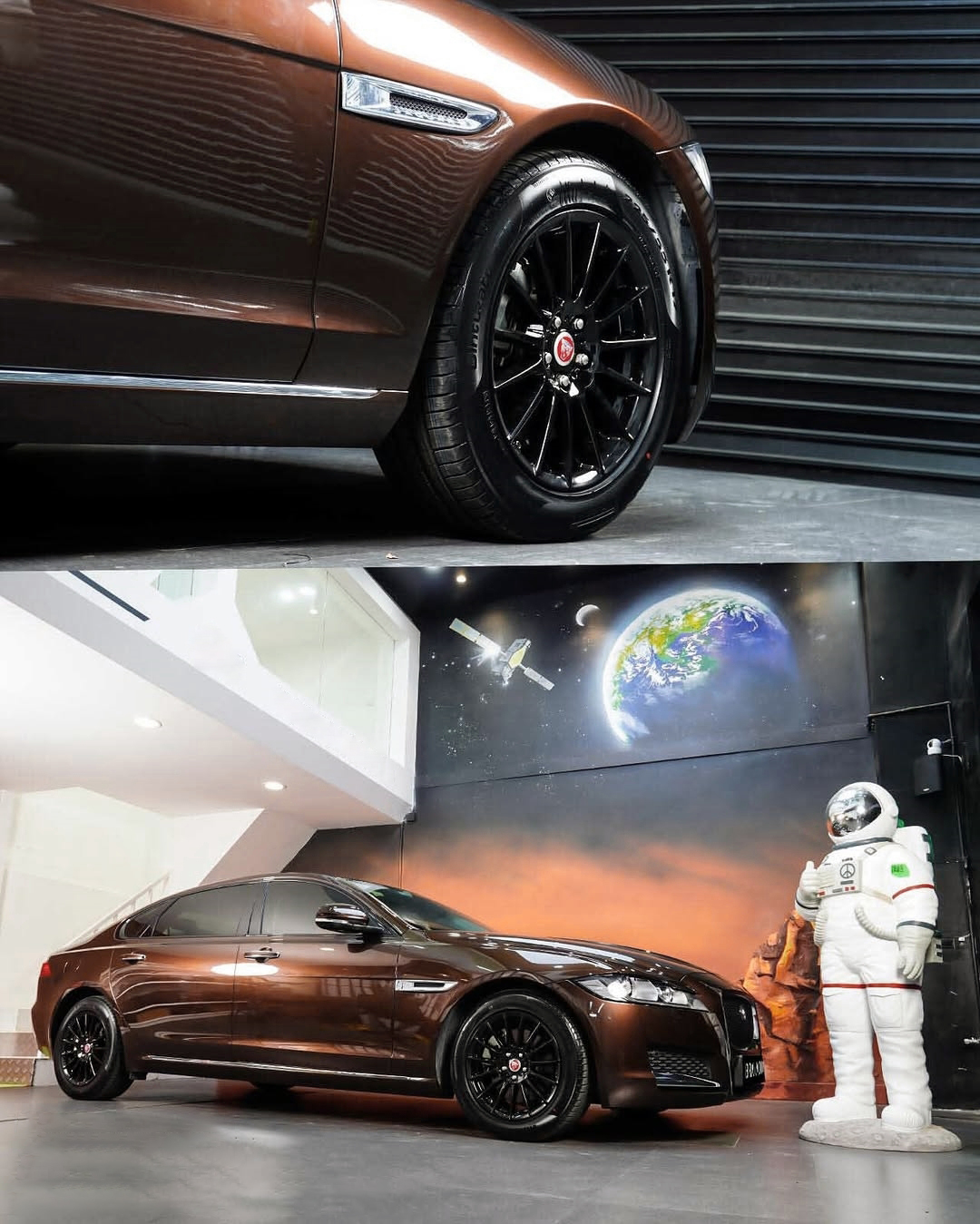 Ravoony Pro TPU Glossy Metallic Coffee Brown PPF Film