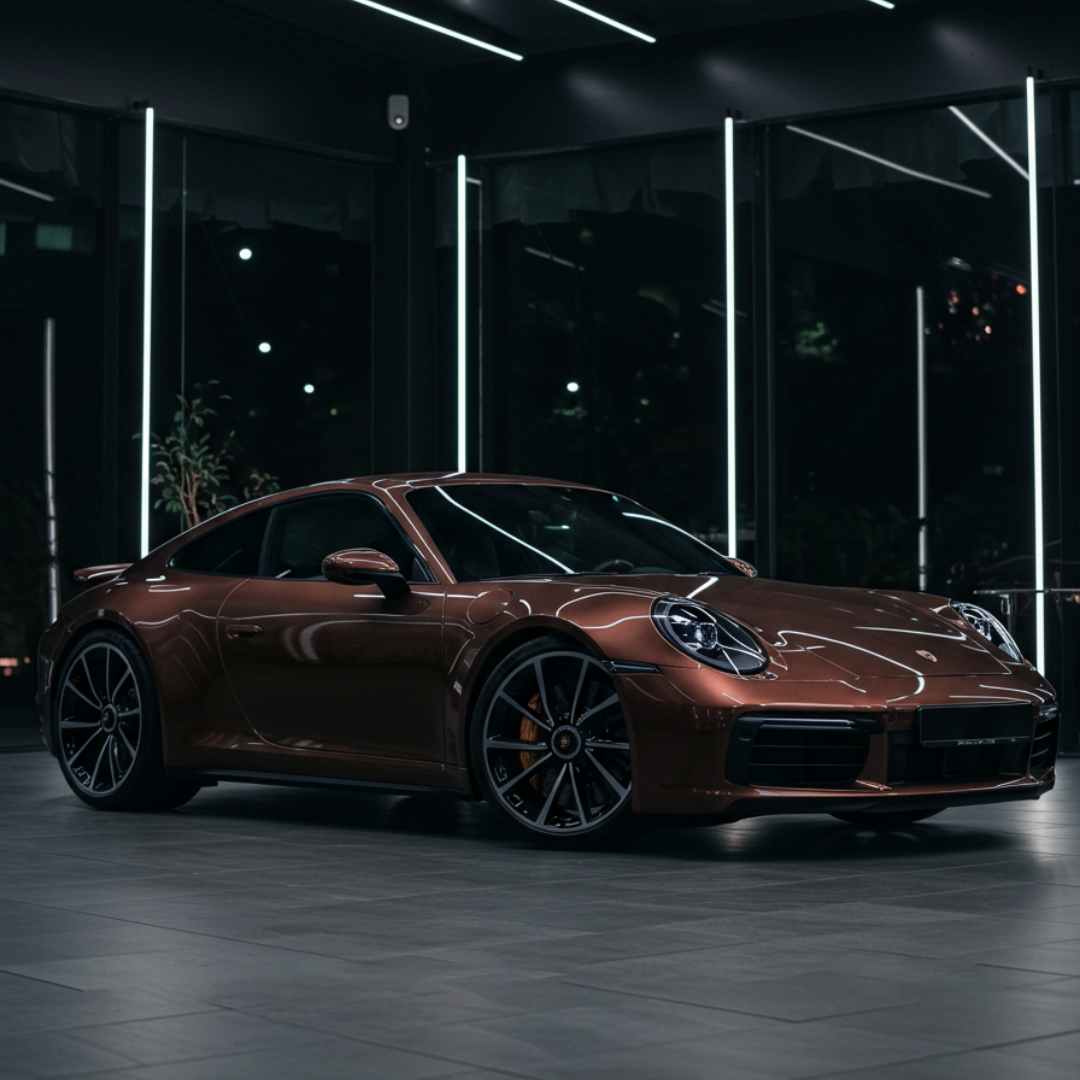 Ravoony Pro TPU Glossy Metallic Coffee Brown PPF Film