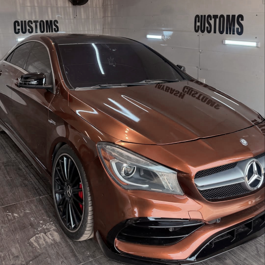 Ravoony Pro TPU Glossy Metallic Coffee Brown PPF Film