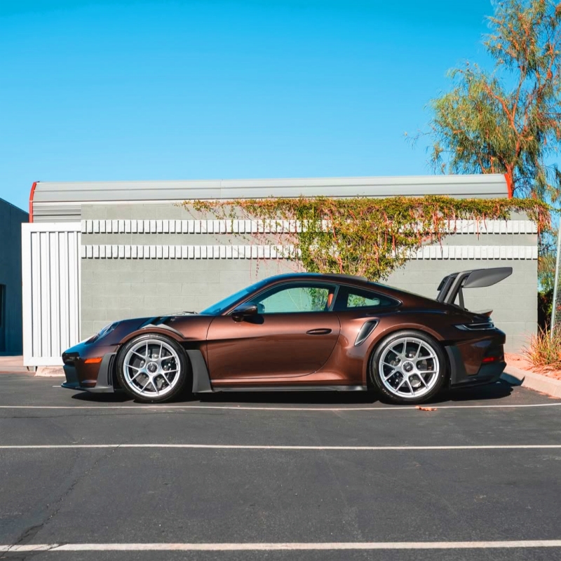 Ravoony Pro TPU Glossy Metallic Coffee Brown PPF Film