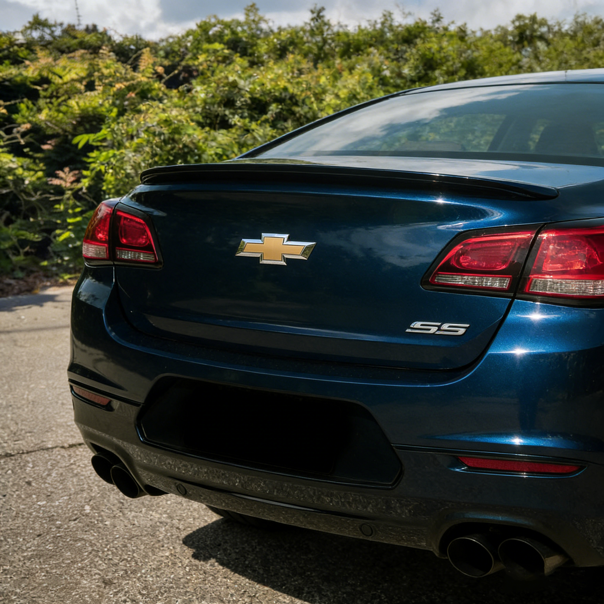 Ravoony Basic Gloss Diamond Black Fantasy Blue Car Vinyl Wrap