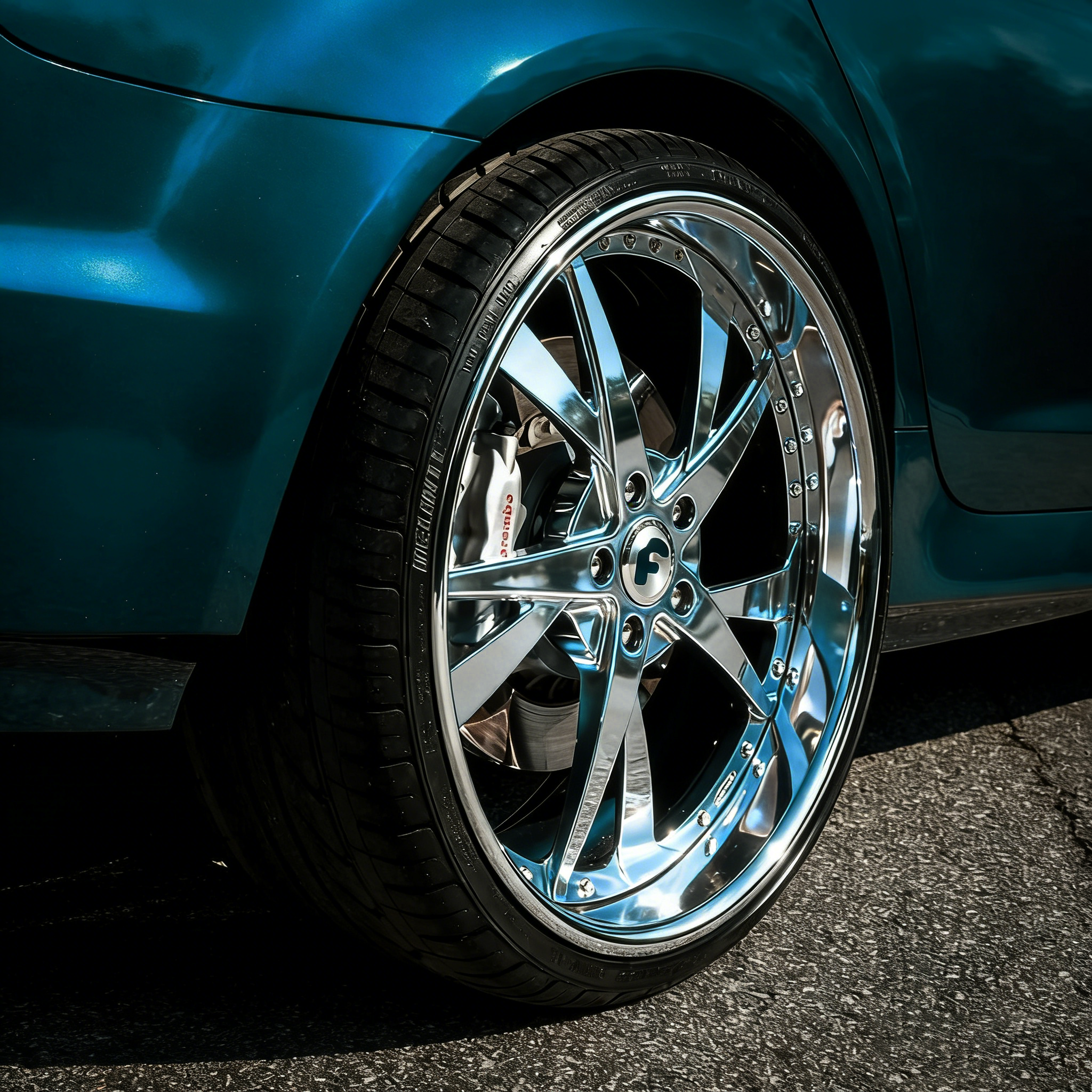 Ravoony Basic Gloss Diamond Black Fantasy Blue Car Vinyl Wrap