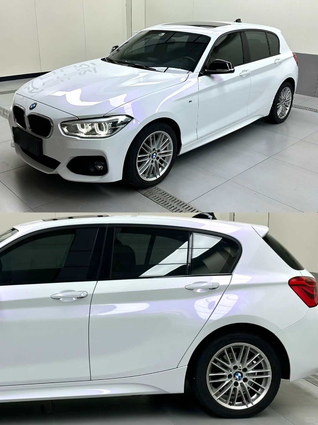 Time-limited Sale Ravoony Plus PET Glossy White to Purple Vinyl Car Wrap