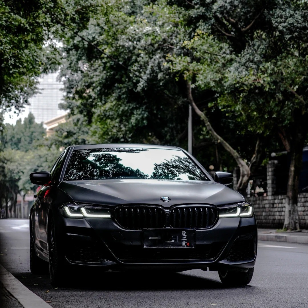 Ravoony Plus Matte Black Car Vinyl Wrap