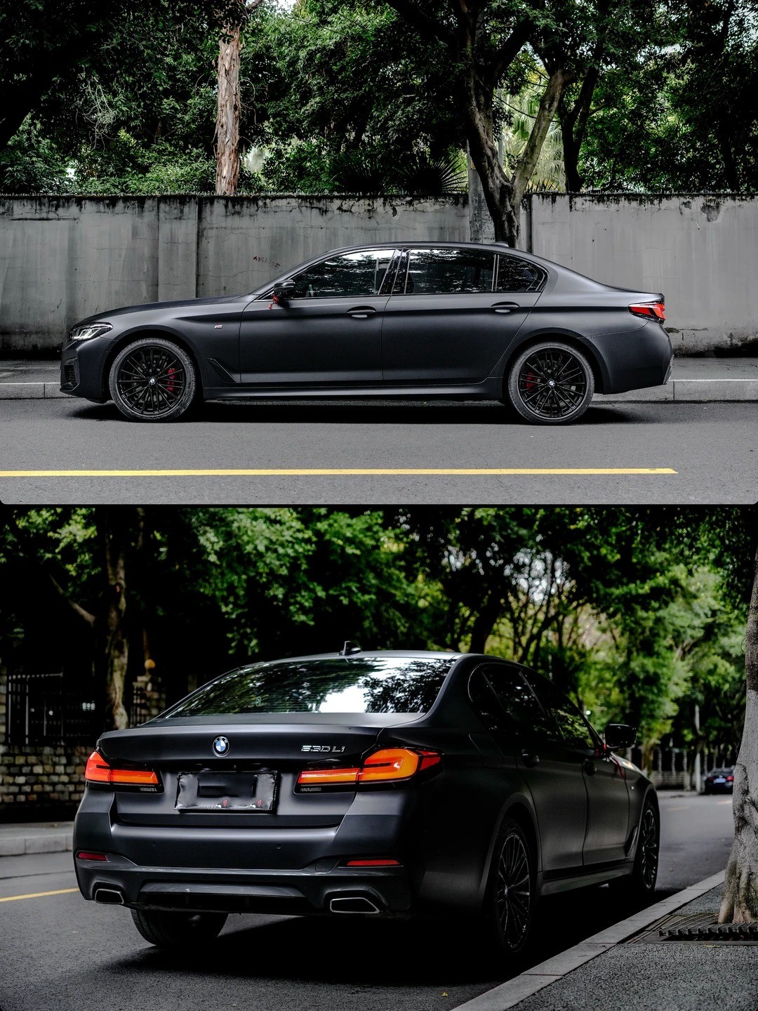 Ravoony Plus Matte Black Car Vinyl Wrap