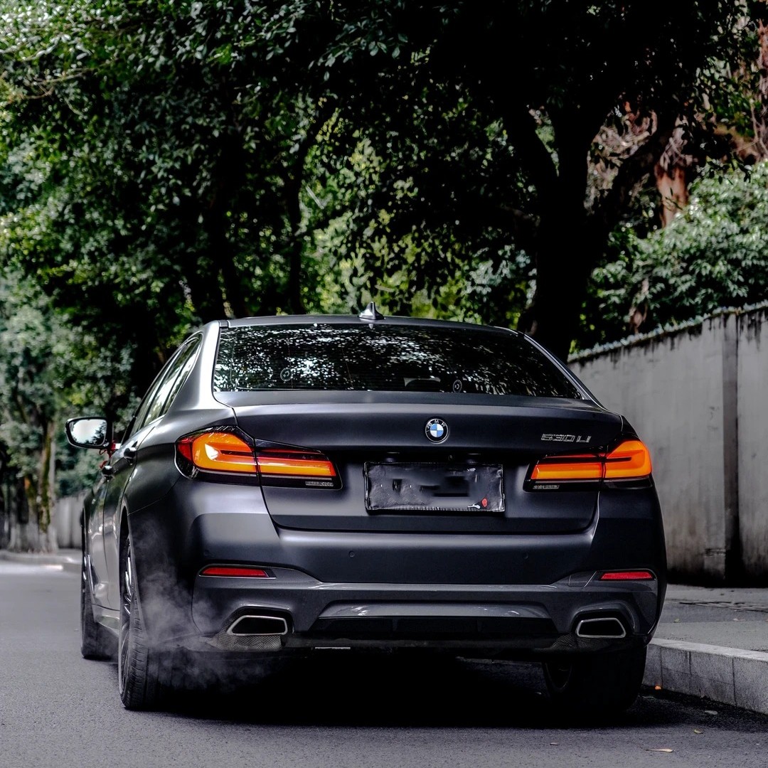 Ravoony Plus Matte Black Car Vinyl Wrap