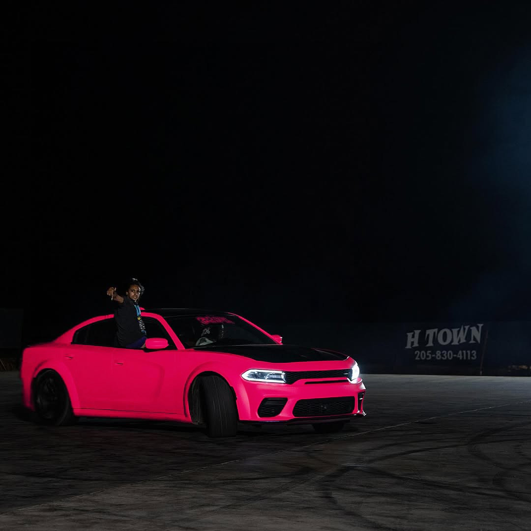 Ravoony Plus Ultimate Flat Fluorescent Pink Car Vinyl Wrap