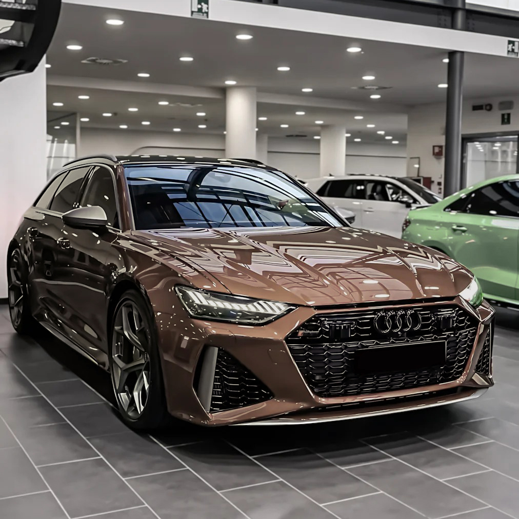 Ravoony Pro TPU Glossy Metallic Light Brown PPF Film