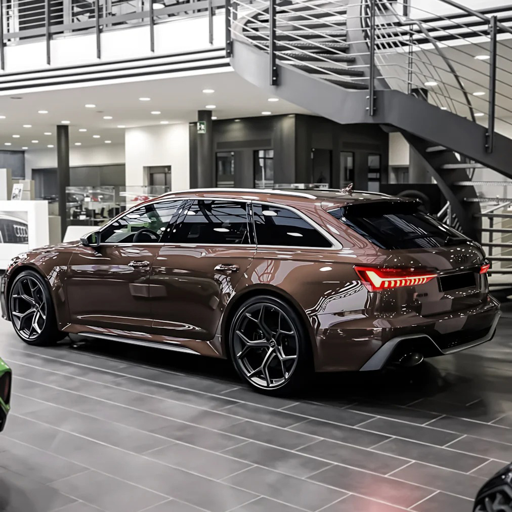 Ravoony Pro TPU Glossy Metallic Light Brown PPF Film