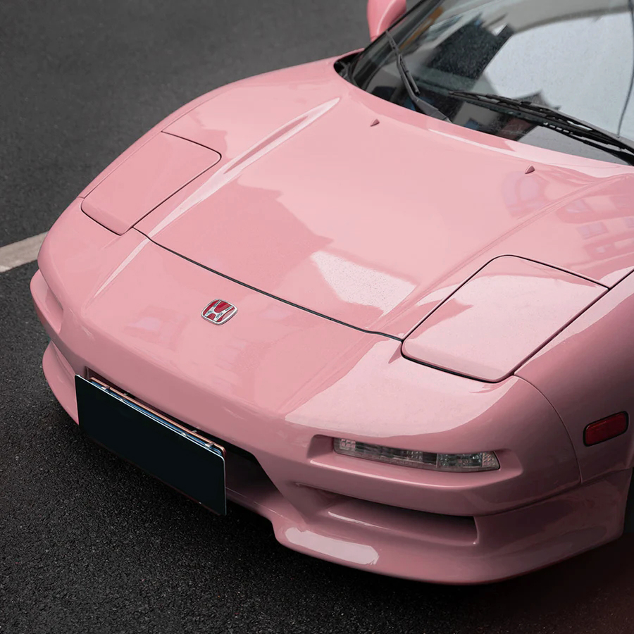 Ravoony Plus PET Gloss Crystal Peach Pink Car Vinyl Wrap