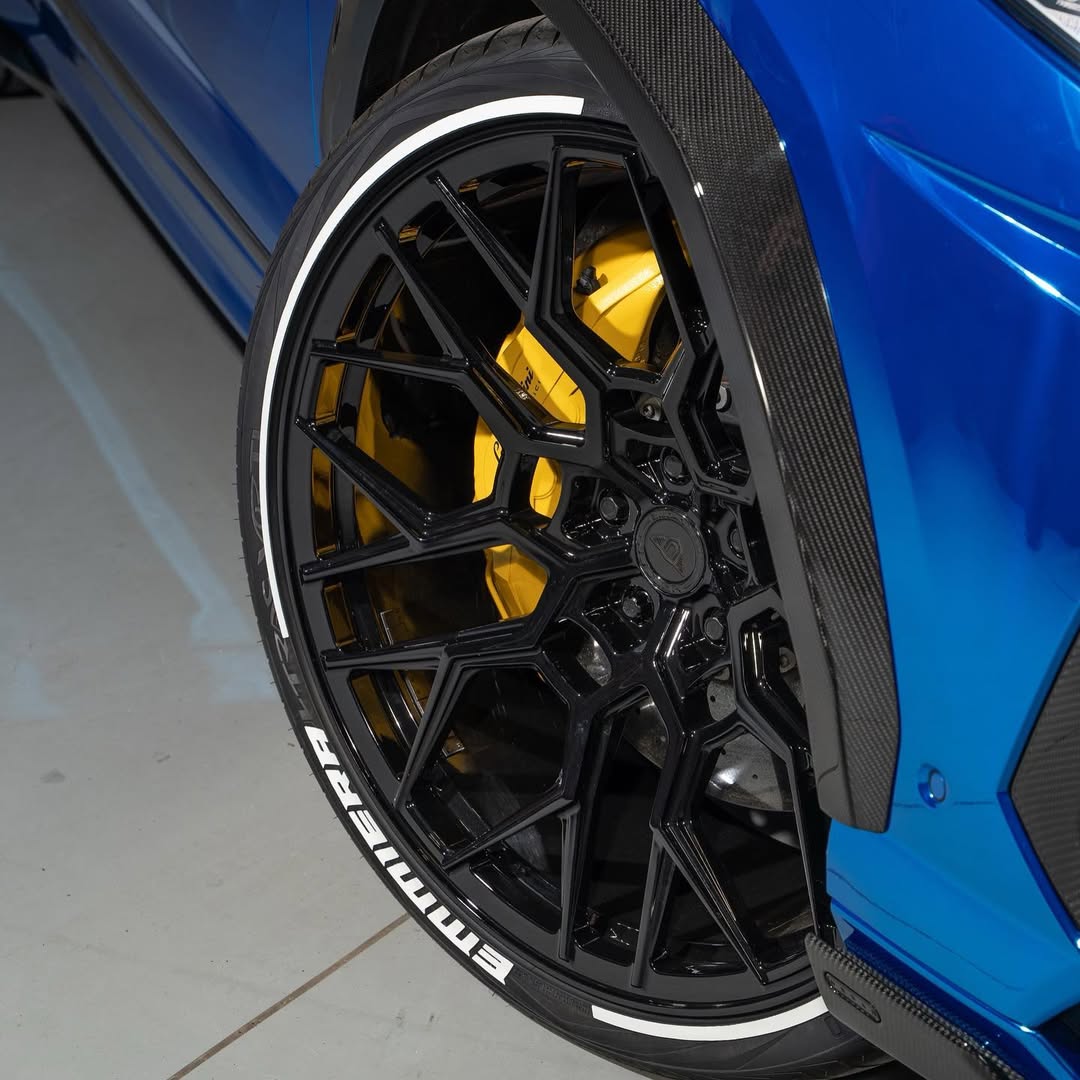 Ravoony Plus PET Glossy Chrome Blue Car Vinyl Wrap