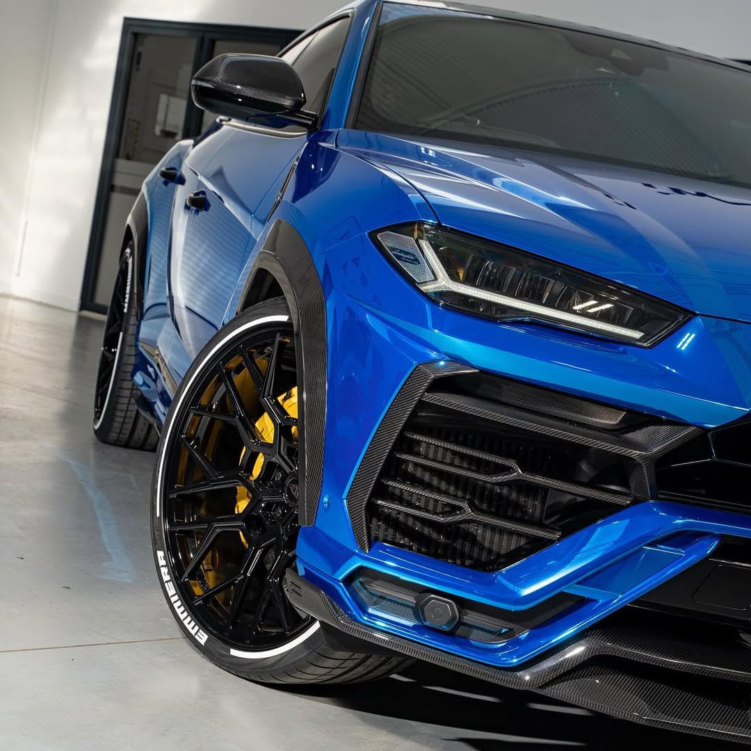 Ravoony Plus PET Glossy Chrome Blue Car Vinyl Wrap