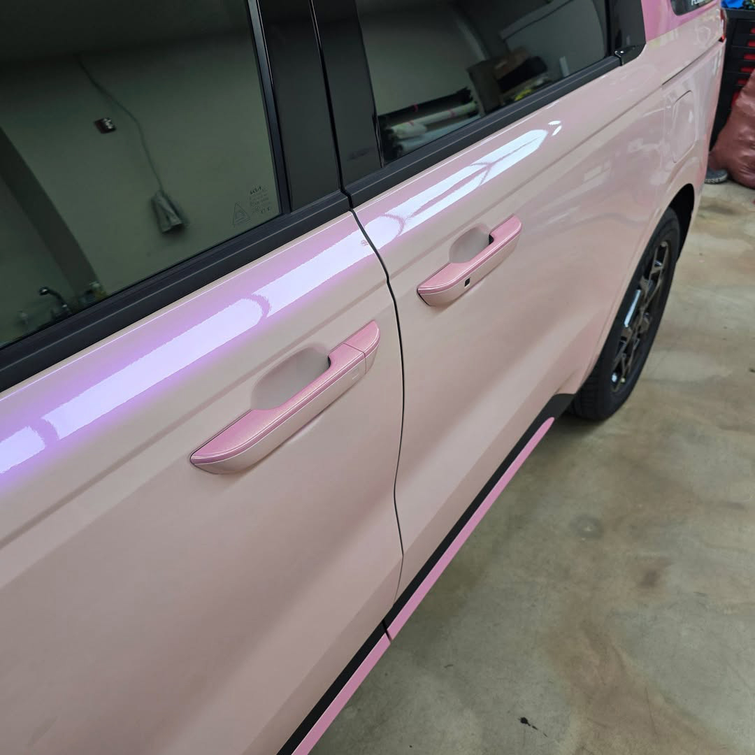 Ravoony Plus PET Twin Magic Pink Car Vinyl Wrap