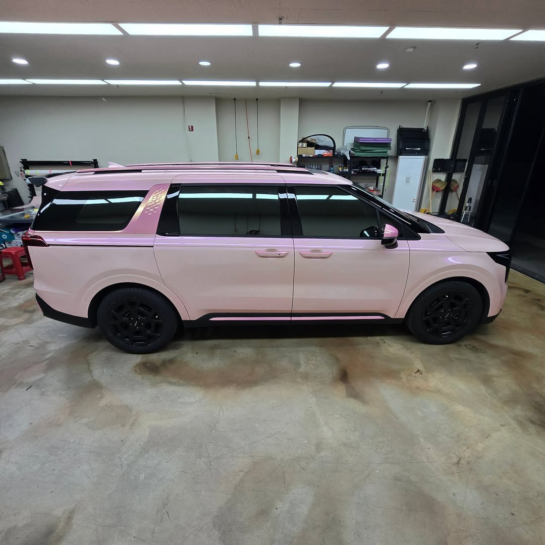 Ravoony Plus PET Twin Magic Pink Car Vinyl Wrap
