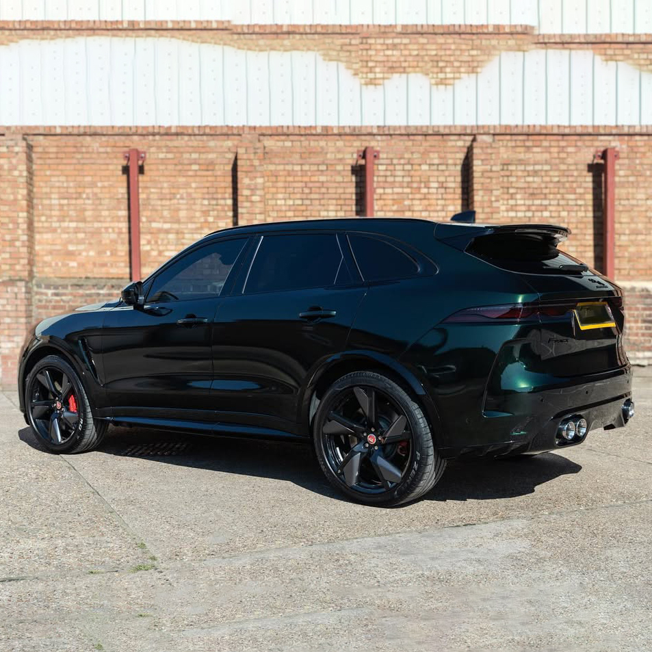 Ravoony Plus PET Gloss Pearlized Benz Emerald Green Car Vinyl Wrap