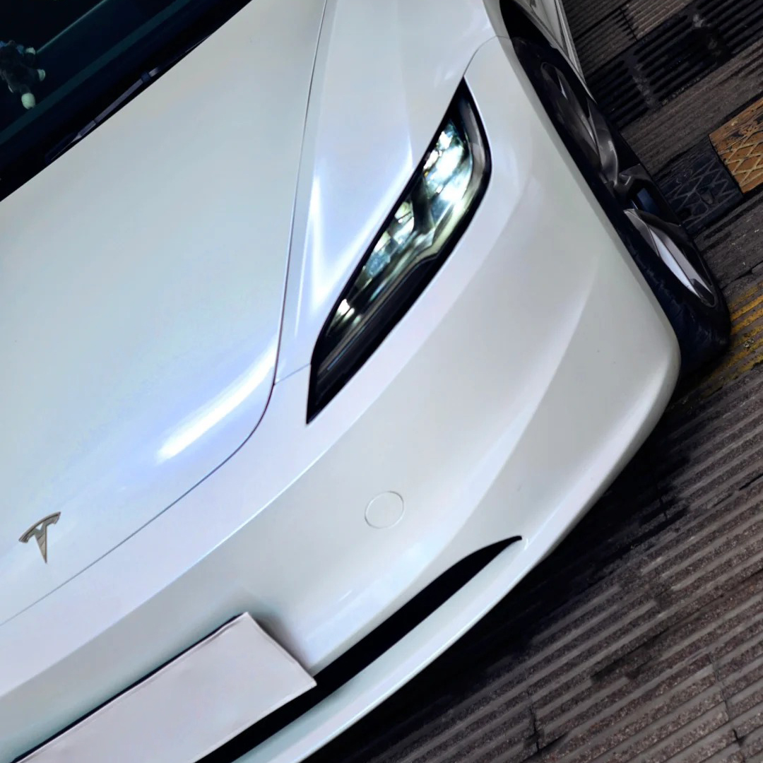 Ravoony Pro TPU Glossy Transparent Diamond Blue PPF Film 7.5mil