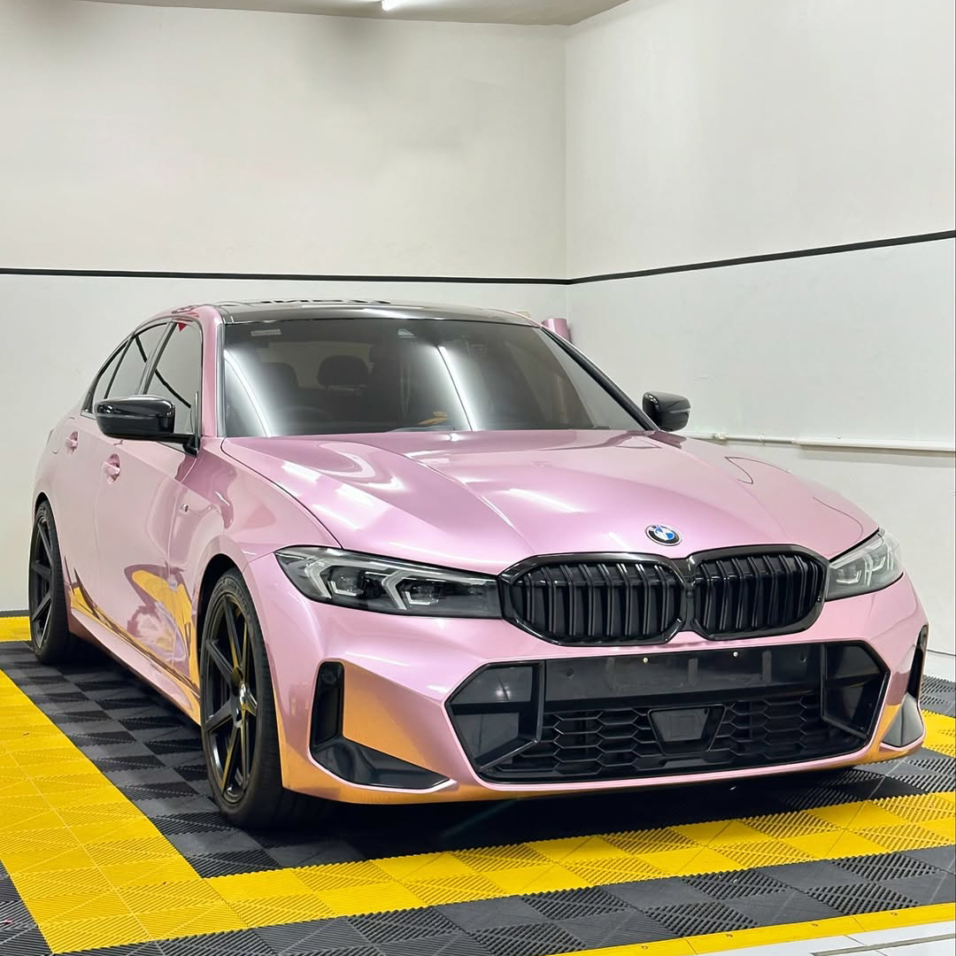 Ravoony Plus Bentley Gloss Passion Pink Vinyl Car Wrap