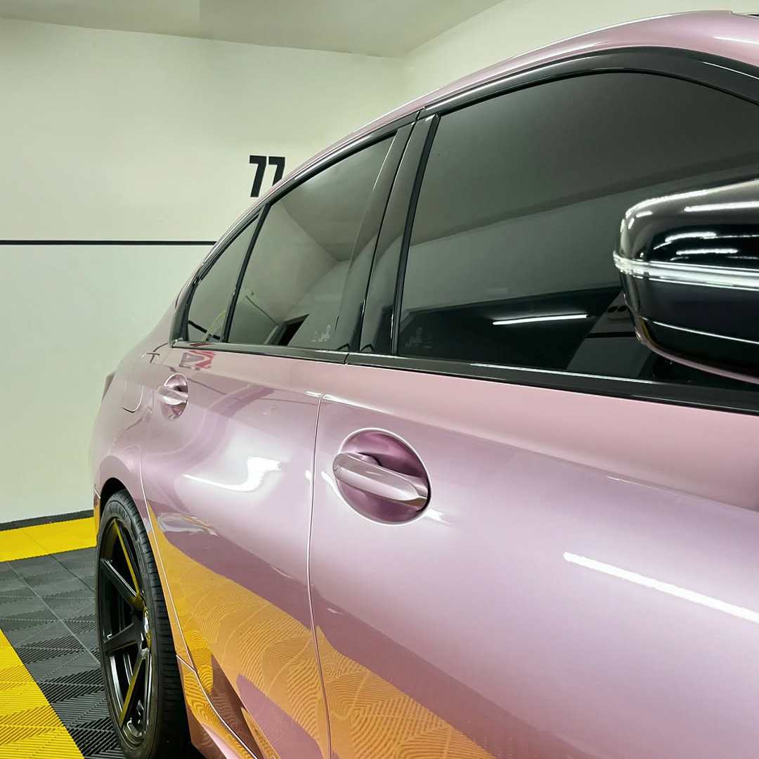 Ravoony Plus Bentley Gloss Passion Pink Vinyl Car Wrap