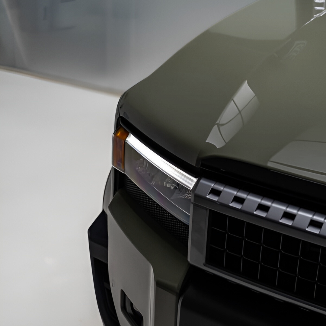 Ravoony Plus PET Gloss Khaki Green Car Vinyl Wrap