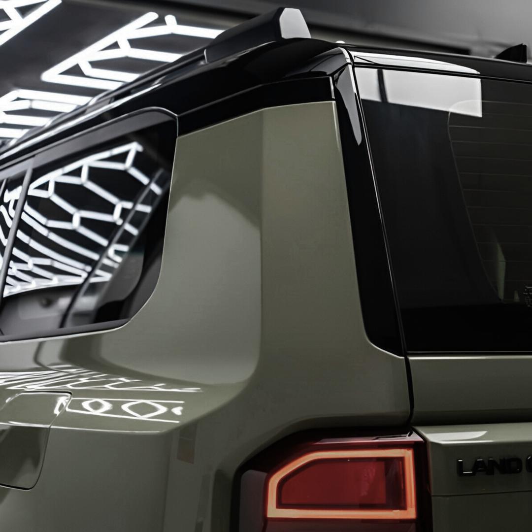 Ravoony Plus PET Gloss Khaki Green Car Vinyl Wrap