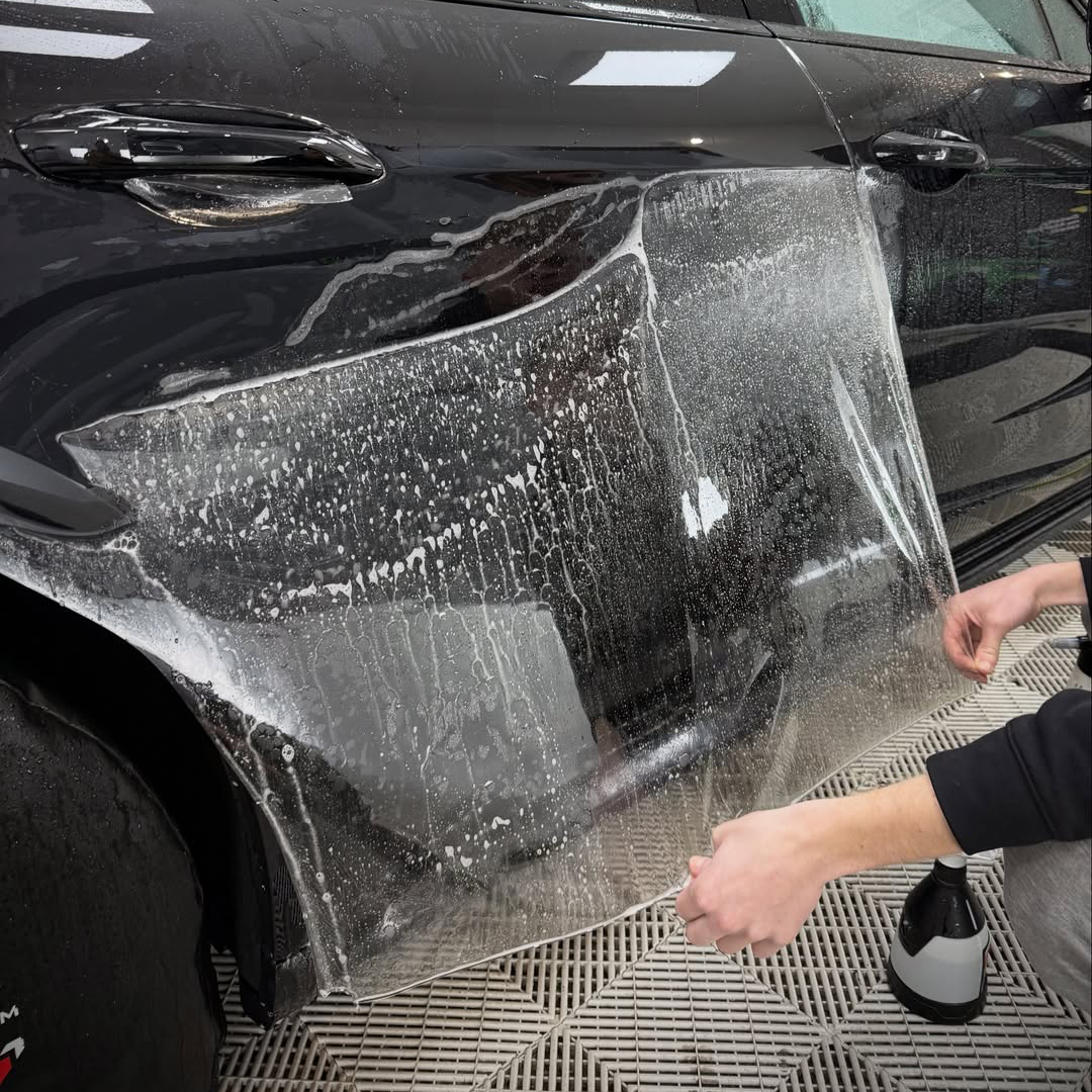 Ravoony Pro TPU Glossy Transparent Diamond Silver PPF Film 7.5mil